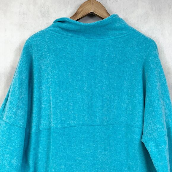 Soft Serve Womens 1/4 Zip Pullover Sweater Size XLarge Sweatshirt Cloud Cotton - Picture 4 of 11